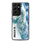 Keystone Trail Map Samsung Phone Case featuring Mtns Co Trail Map Logo, offering durability and official ski resort design.