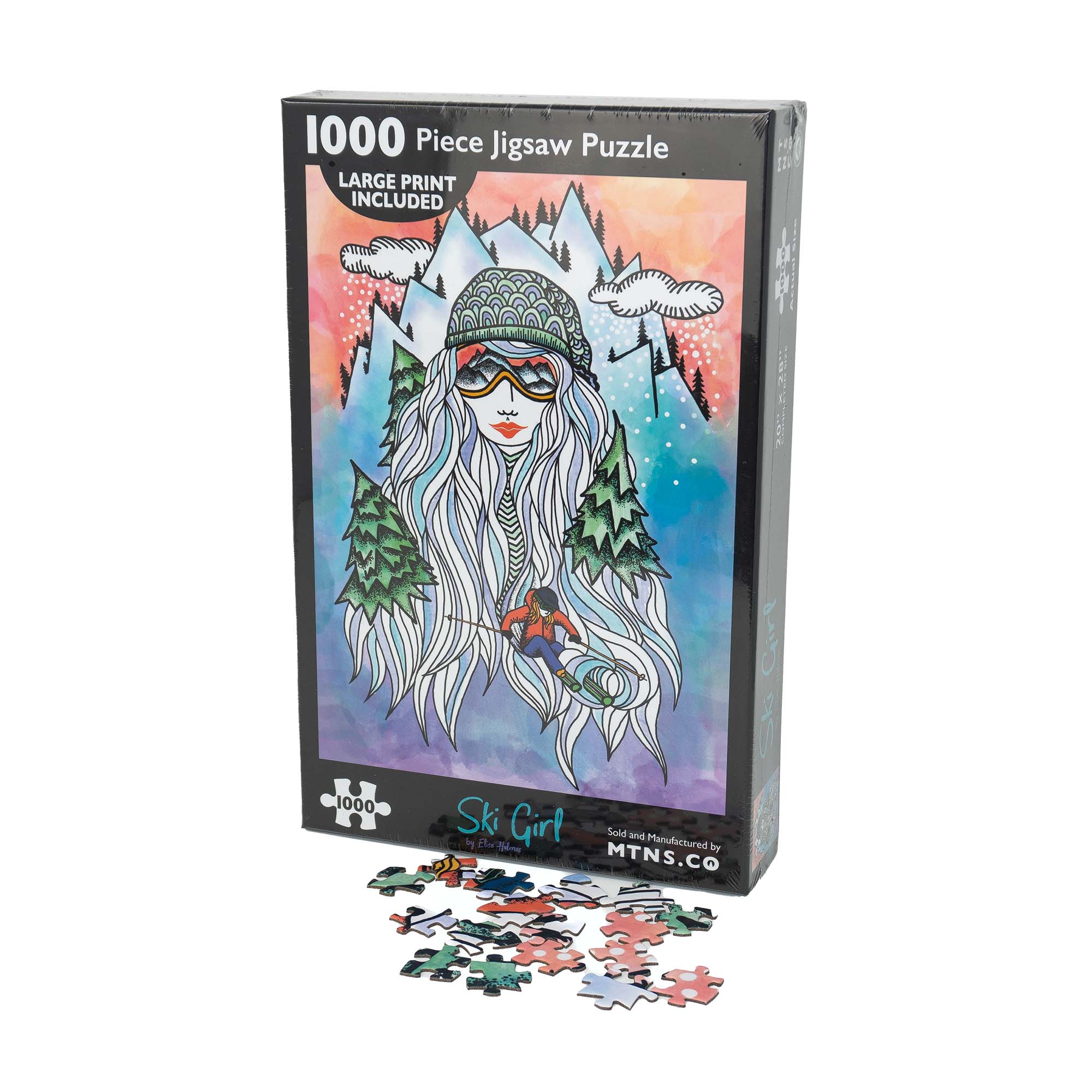 Ski Girl Jigsaw Puzzle | 1000 Piece Jigsaw Puzzle