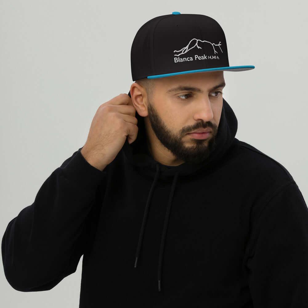 Blanca Peak Fourteener Snapback Hat – Mtns Co