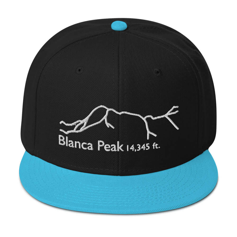 Blanca Peak Fourteener Snapback Hat – Mtns Co