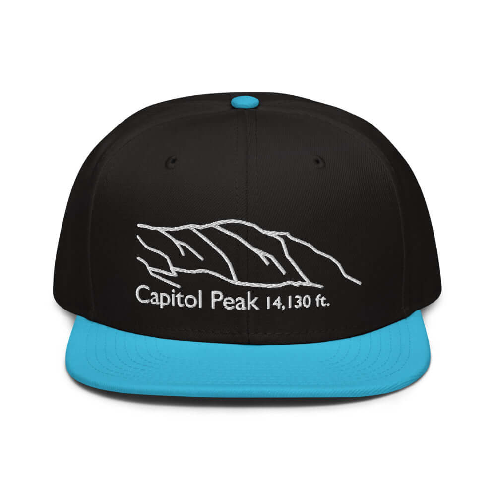 Capitol Peak Fourteener Snapback Hat – Mtns Co