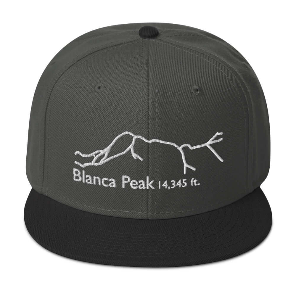 Blanca Peak Fourteener Snapback Hat – Mtns Co