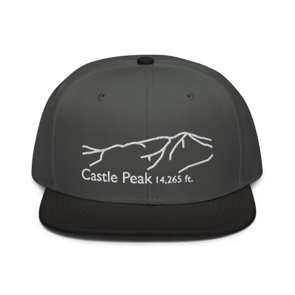 Castle Peak Fourteener Snapback Hat – Mtns Co