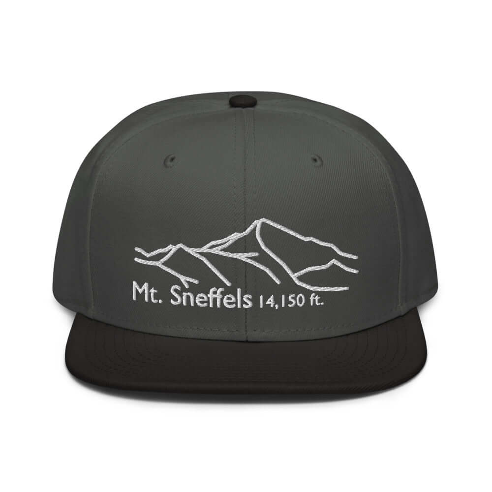 Mt. Sneffels Fourteener Snapback Hat – Mtns Co