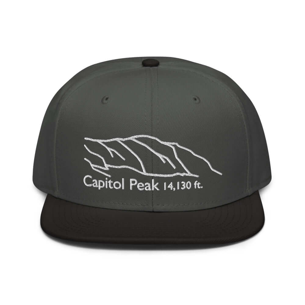 Capitol Peak Fourteener Snapback Hat – Mtns Co