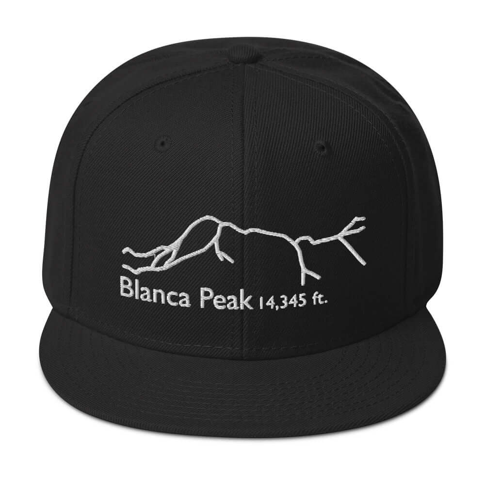 Blanca Peak Fourteener Snapback Hat – Mtns Co