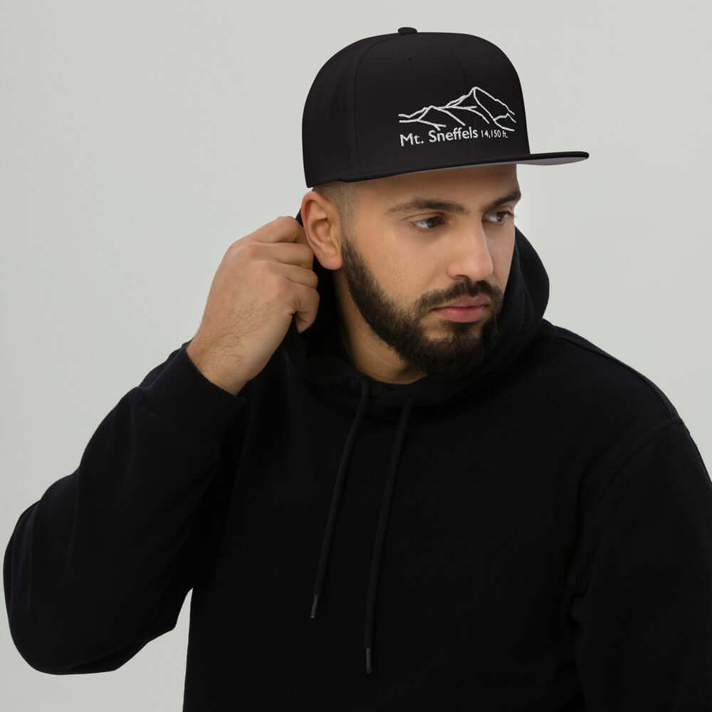 Mt. Sneffels Fourteener Snapback Hat – Mtns Co