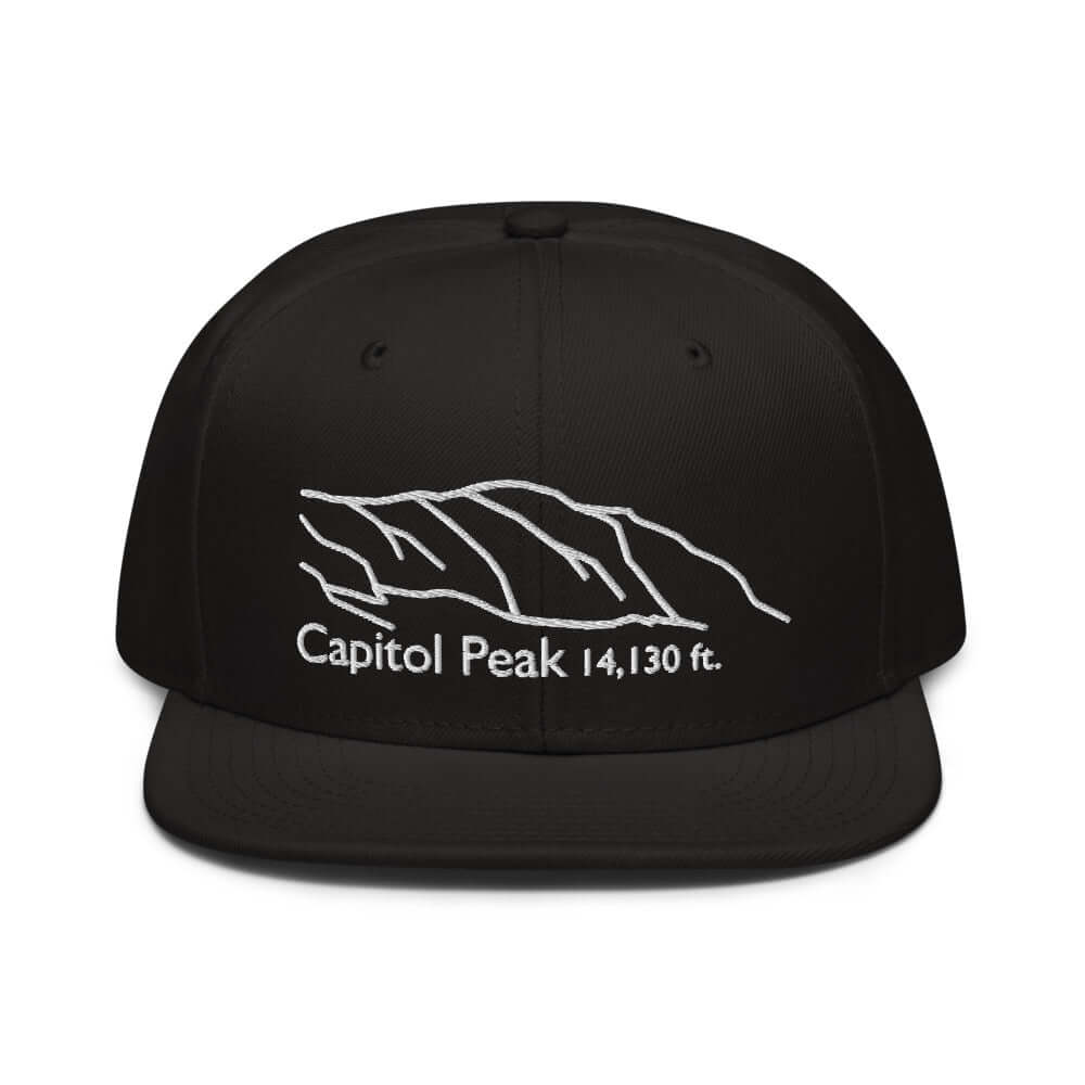 Capitol Peak Fourteener Snapback Hat – Mtns Co