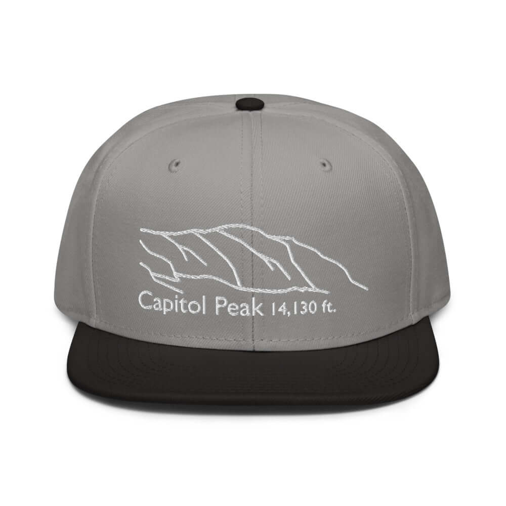 Capitol Peak Fourteener Snapback Hat – Mtns Co