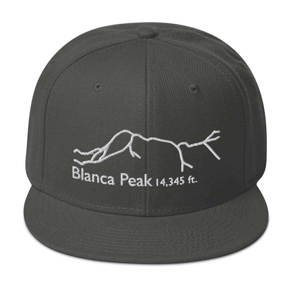 Blanca Peak Fourteener Snapback Hat – Mtns Co