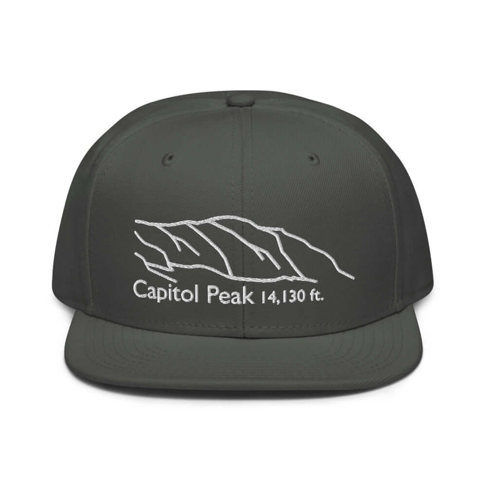 Capitol Peak Fourteener Snapback Hat – Mtns Co