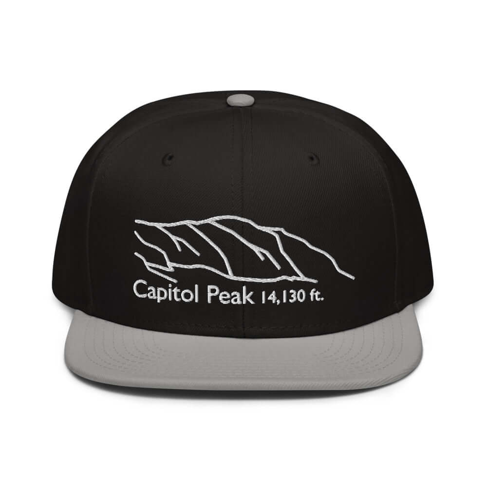 Capitol Peak Fourteener Snapback Hat – Mtns Co