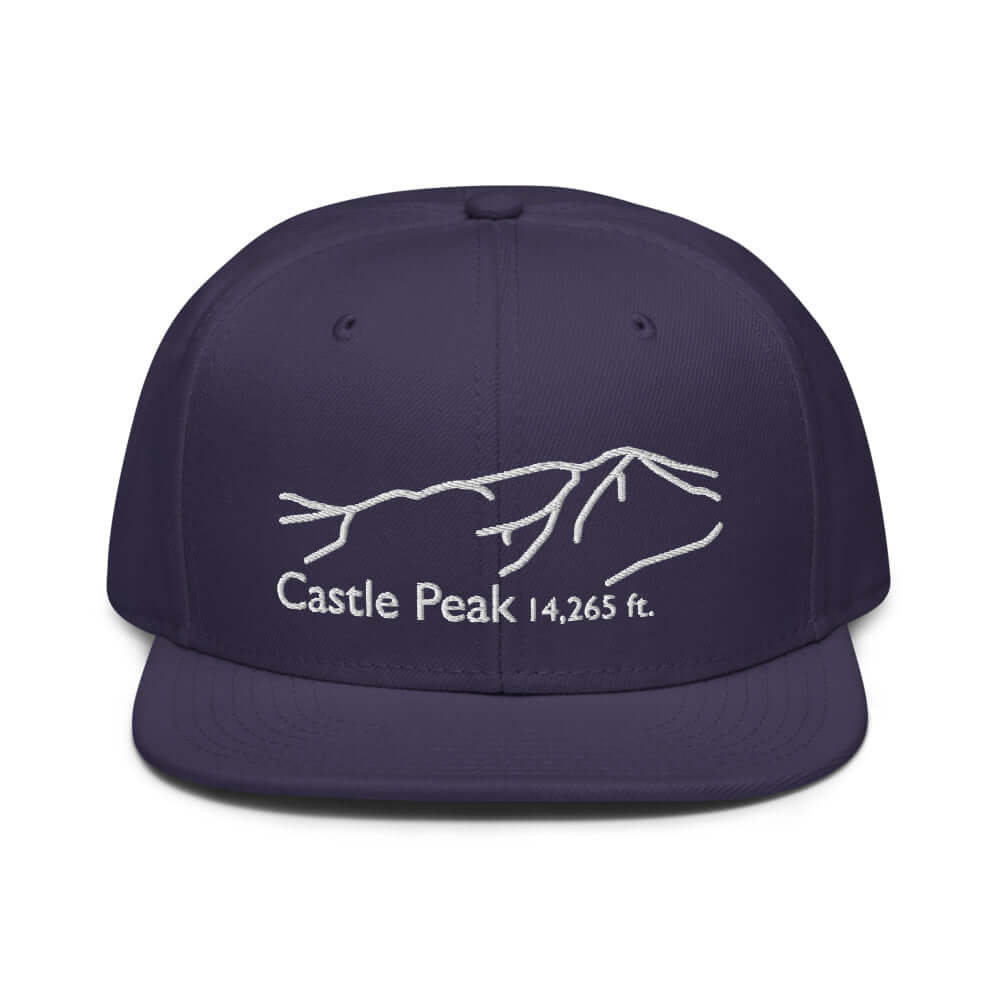 Castle Peak Fourteener Snapback Hat – Mtns Co