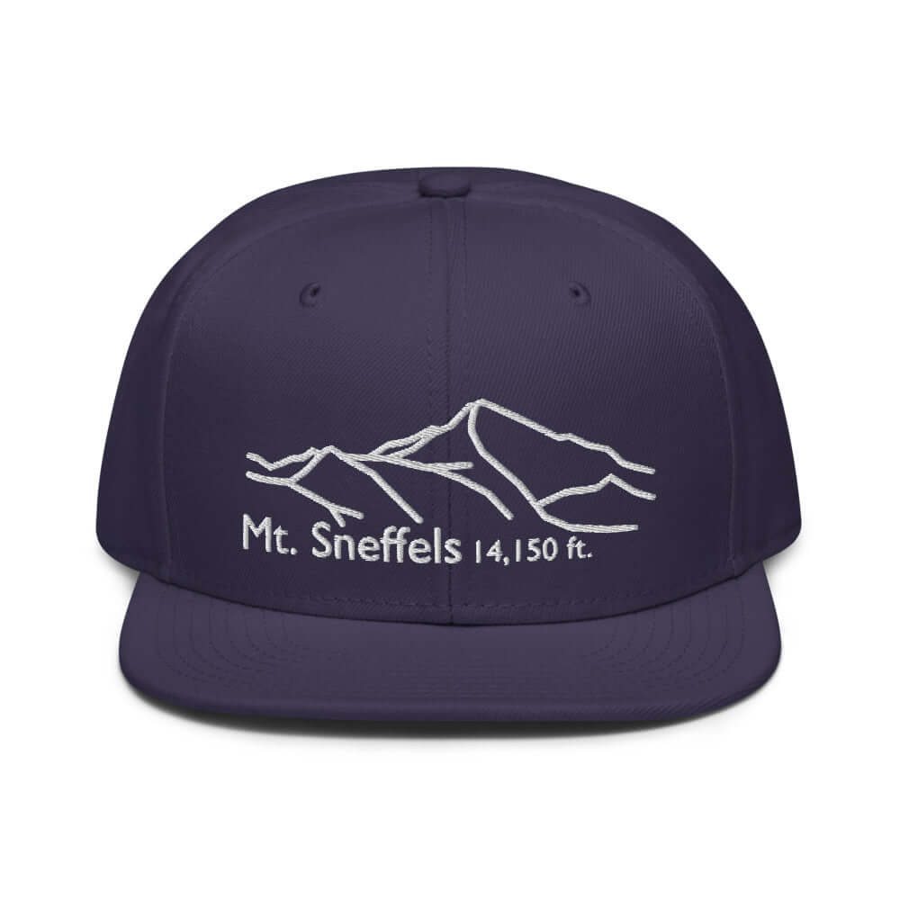 Mt. Sneffels Fourteener Snapback Hat – Mtns Co