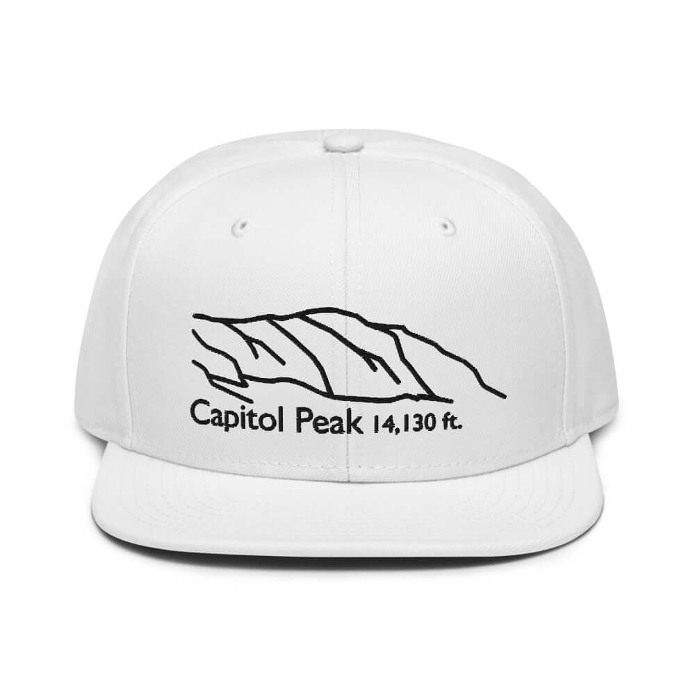 Capitol Peak Fourteener Snapback Hat – Mtns Co