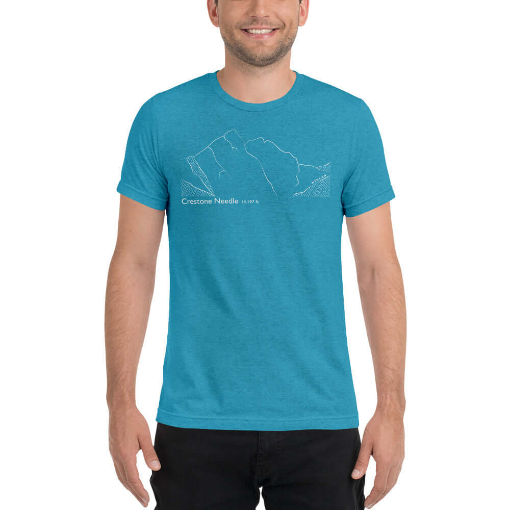 Crestone Needle Tri-Blend T-Shirt – Mtns Co