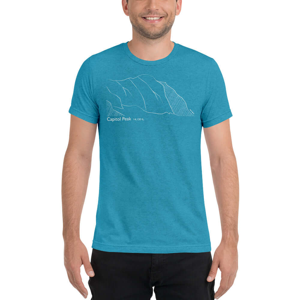 Capitol Peak Tri-Blend T-Shirt – Mtns Co