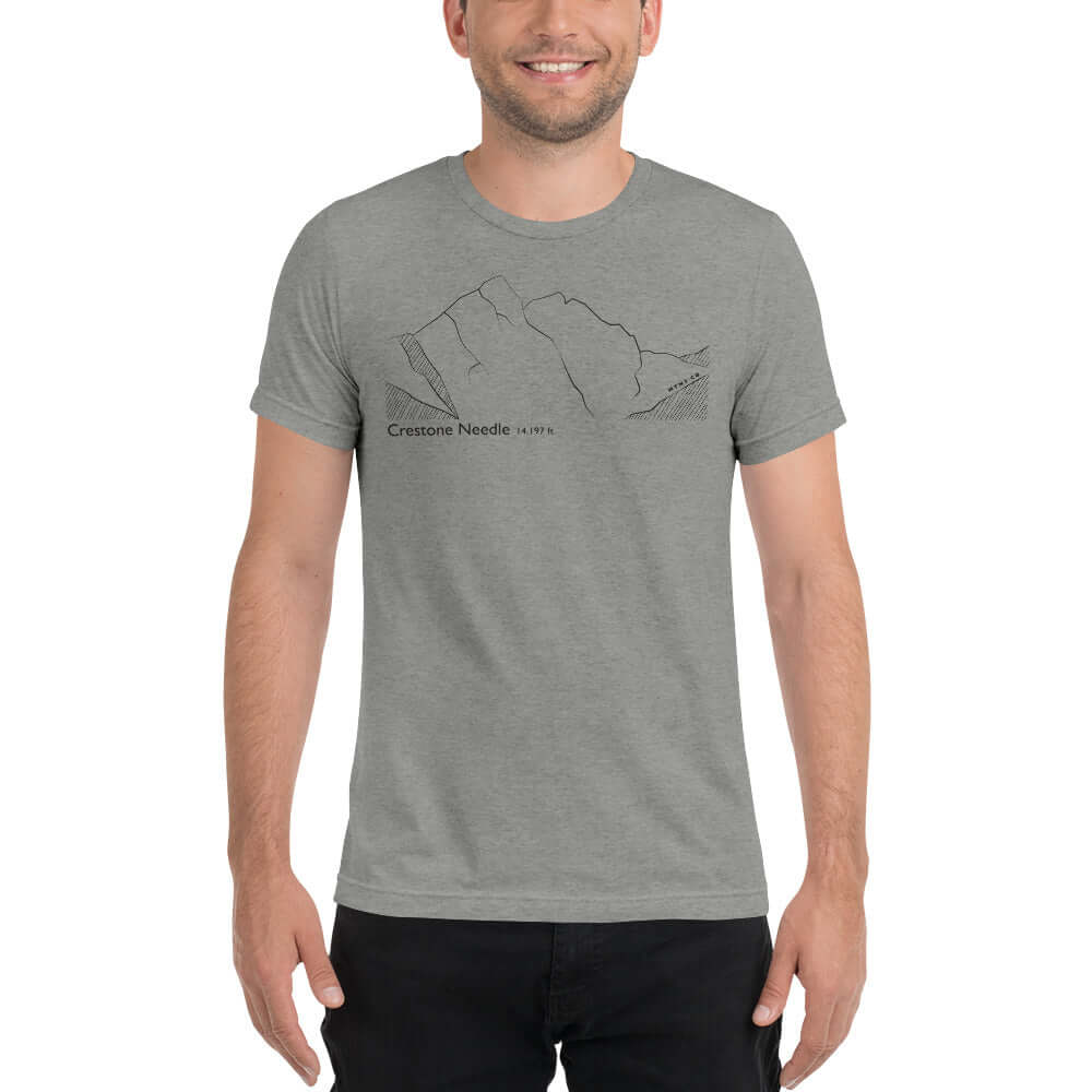 Crestone Needle Tri-Blend T-Shirt – Mtns Co