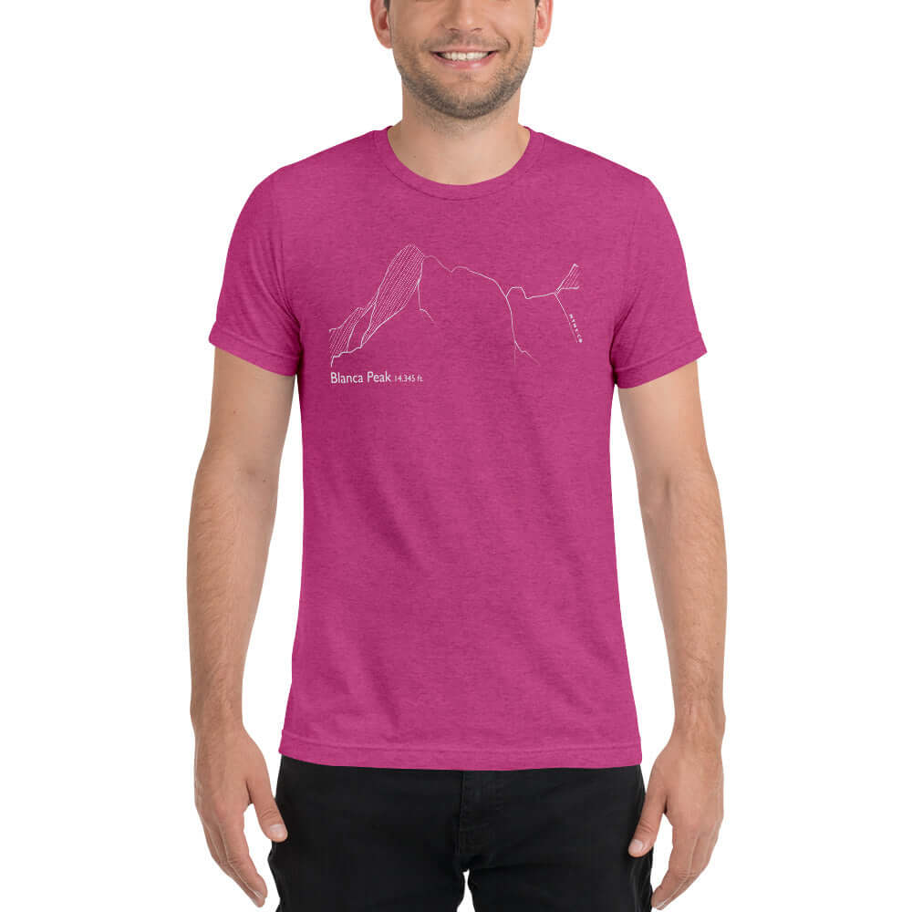 Blanca Peak Tri-Blend T-Shirt – Mtns Co