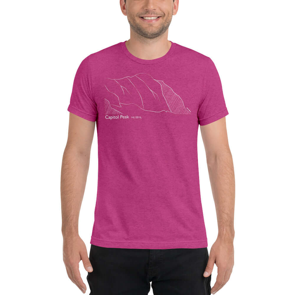 Capitol Peak Tri-Blend T-Shirt – Mtns Co