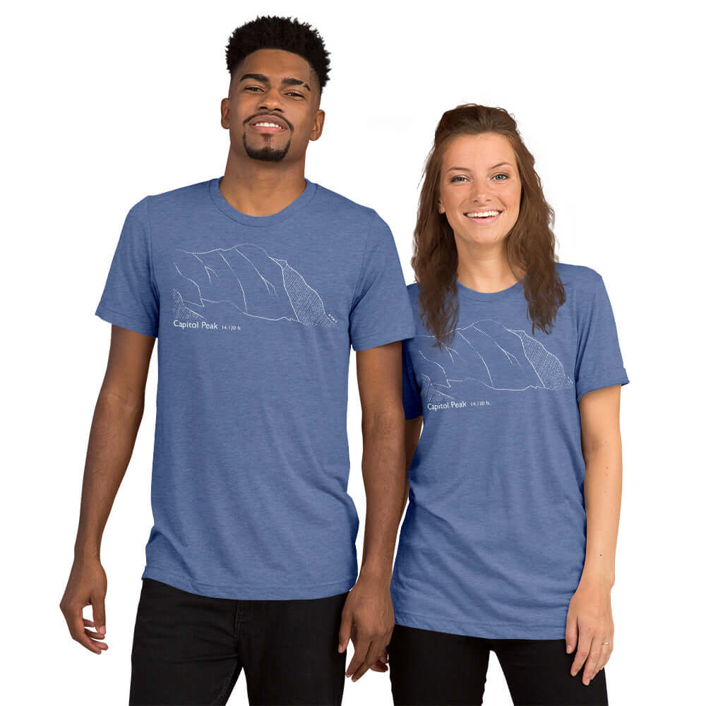Capitol Peak Tri-Blend T-Shirt – Mtns Co
