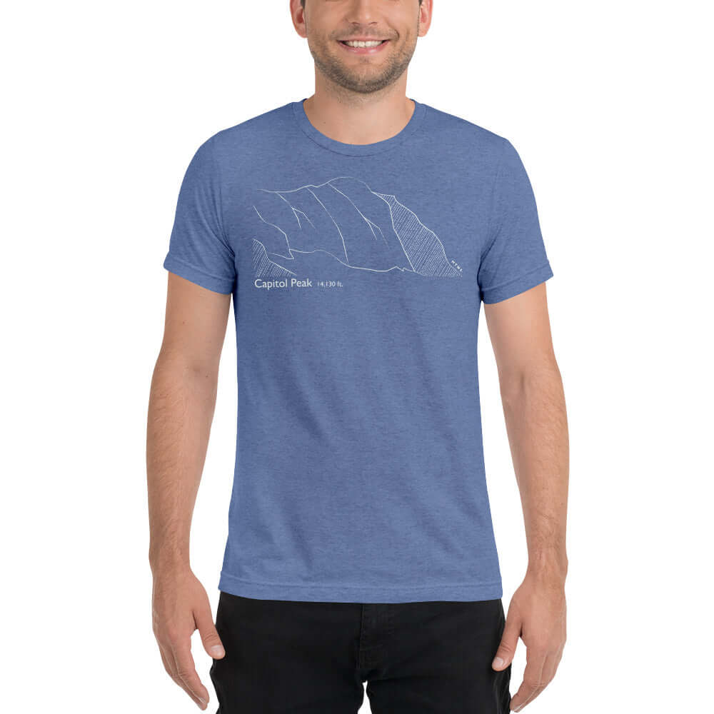 Capitol Peak Tri-Blend T-Shirt – Mtns Co