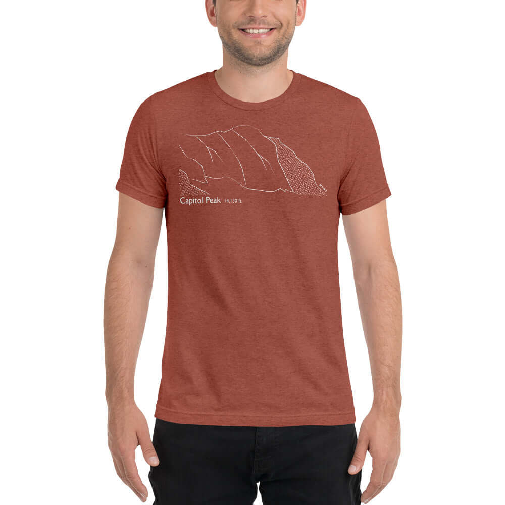 Capitol Peak Tri-Blend T-Shirt – Mtns Co