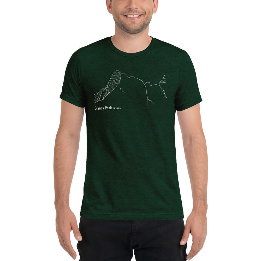 Blanca Peak Tri-Blend T-Shirt – Mtns Co
