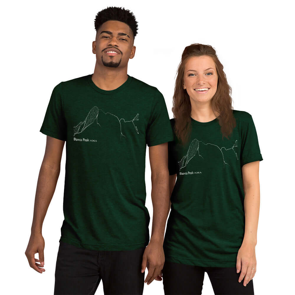 Blanca Peak Tri-Blend T-Shirt – Mtns Co