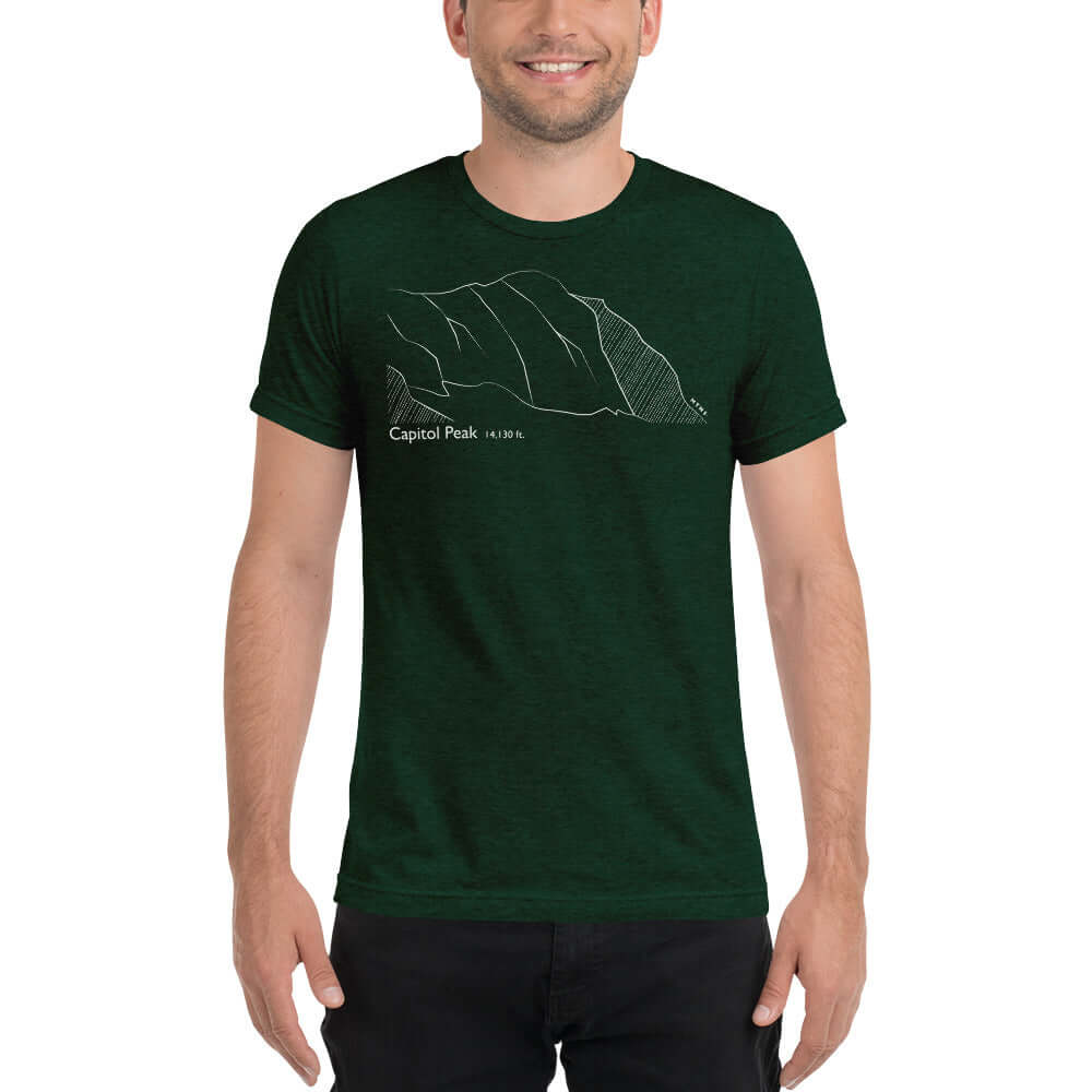 Capitol Peak Tri-Blend T-Shirt – Mtns Co
