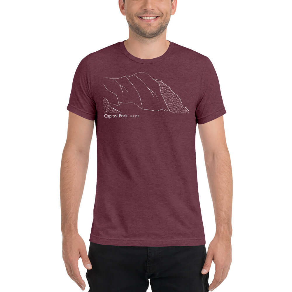 Capitol Peak Tri-Blend T-Shirt – Mtns Co