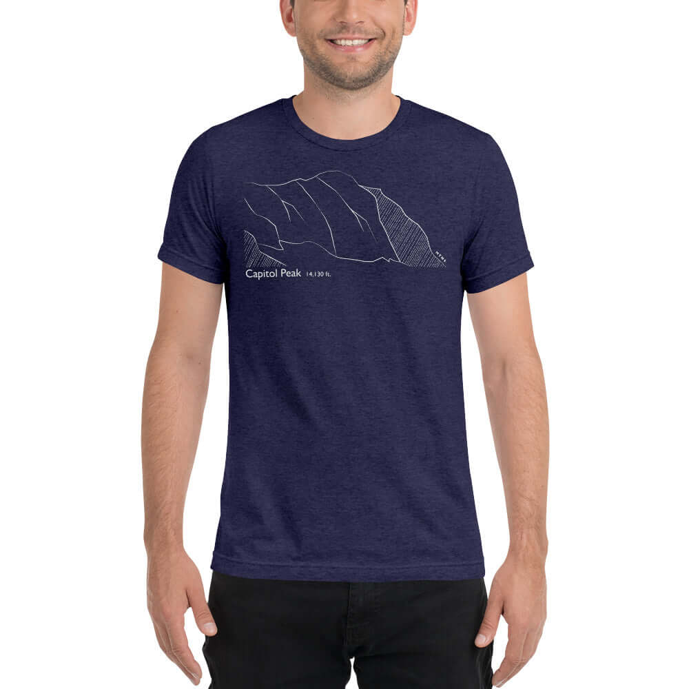 Capitol Peak Tri-Blend T-Shirt – Mtns Co