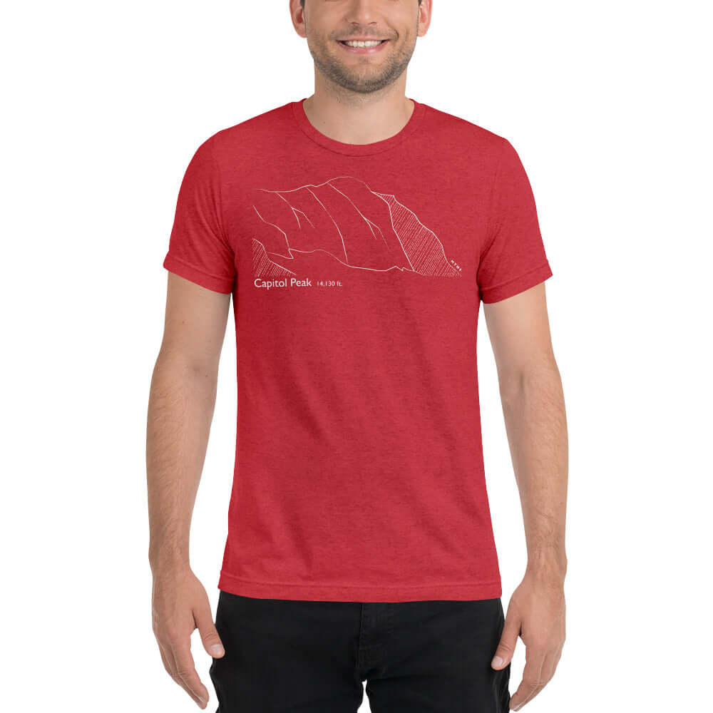 Capitol Peak Tri-Blend T-Shirt – Mtns Co