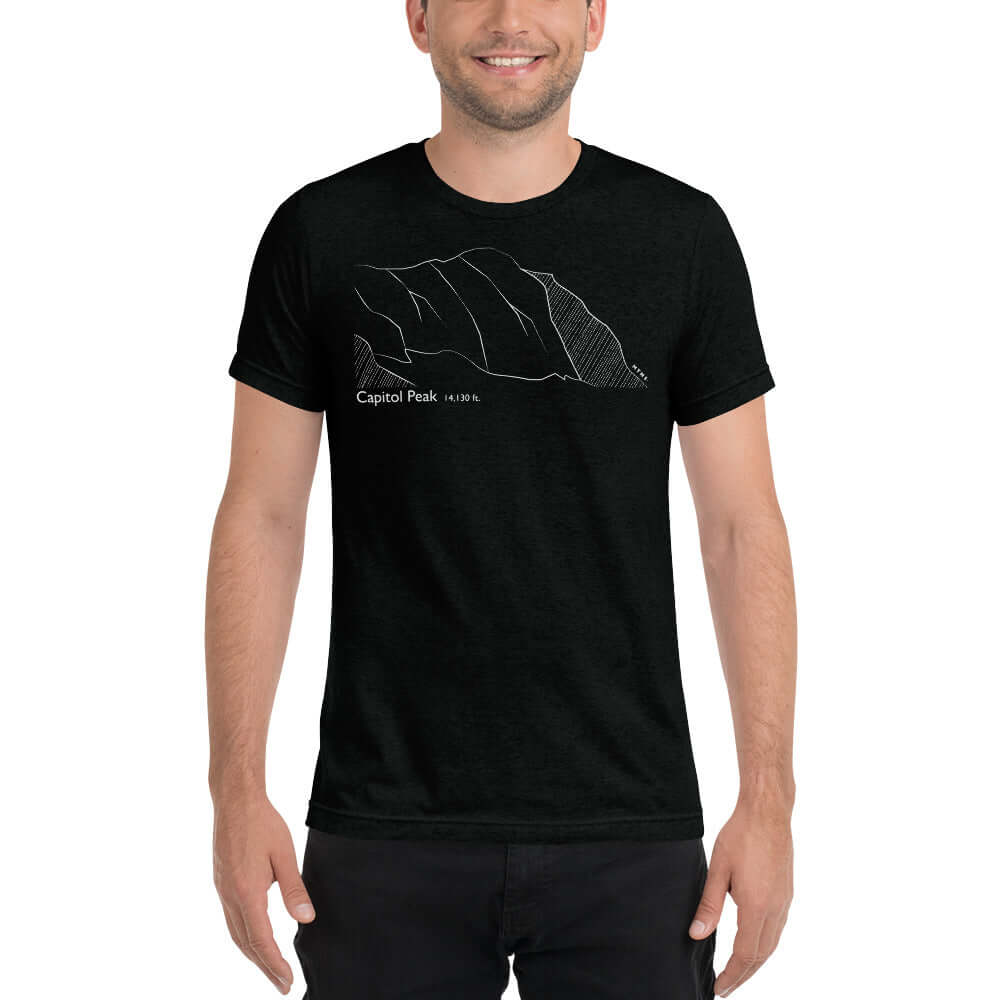 Capitol Peak Tri-Blend T-Shirt – Mtns Co