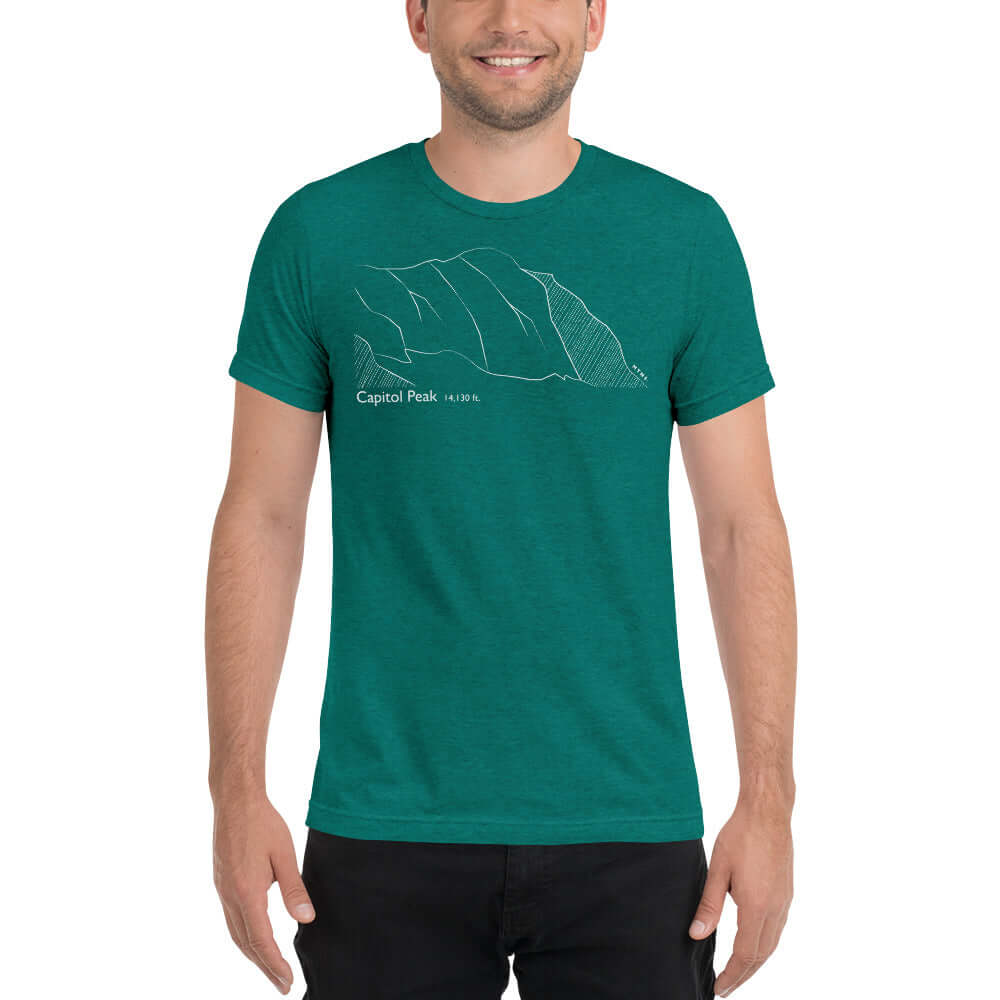 Capitol Peak Tri-Blend T-Shirt – Mtns Co