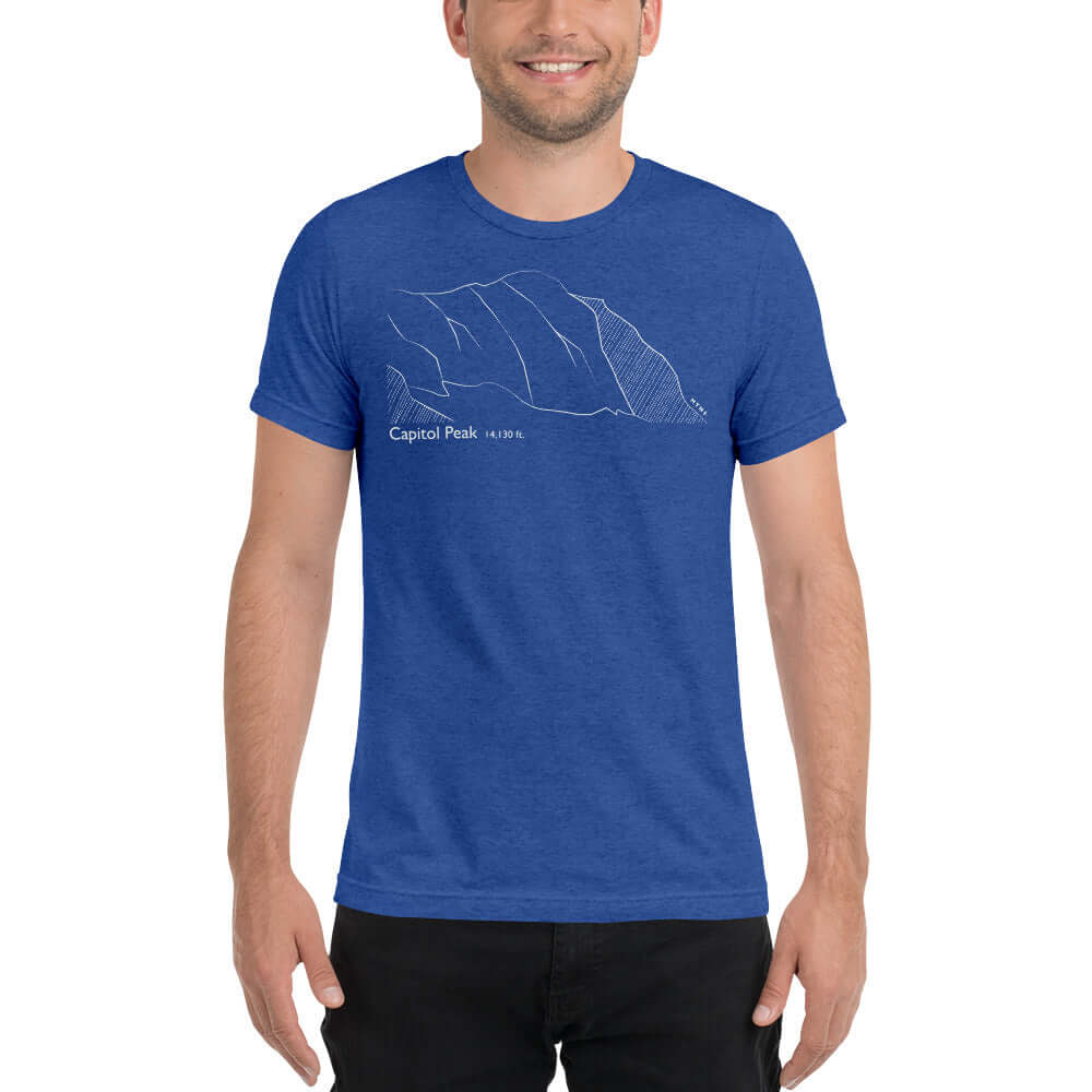 Capitol Peak Tri-Blend T-Shirt – Mtns Co