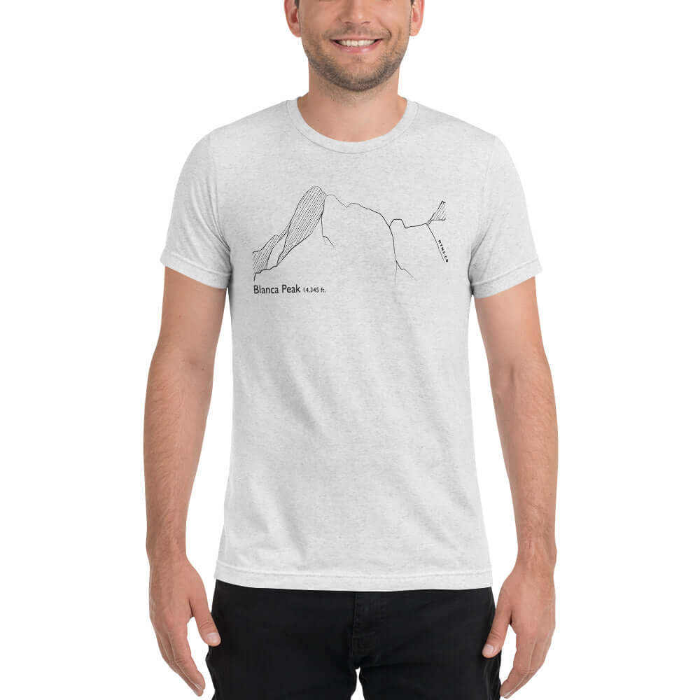 Blanca Peak Tri-Blend T-Shirt – Mtns Co