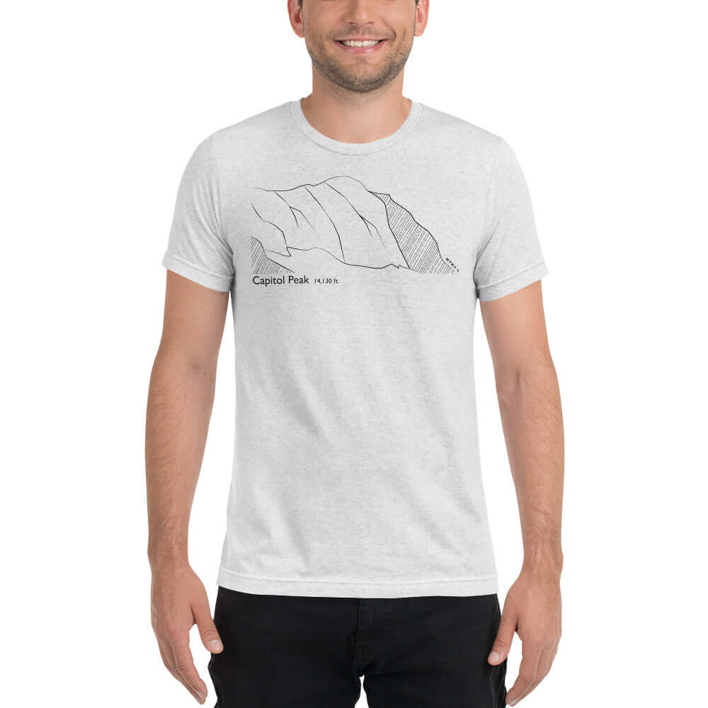 Capitol Peak Tri-Blend T-Shirt – Mtns Co